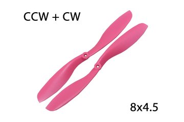 8 x 4.5 CW + CCW (pink)