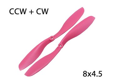 8 x 4.5 CW + CCW (pink)
