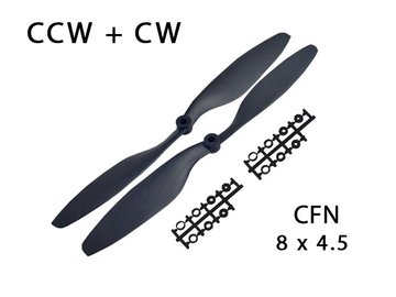8 x 4.5 CW + CCW CFN (Carbon-Nylon)
