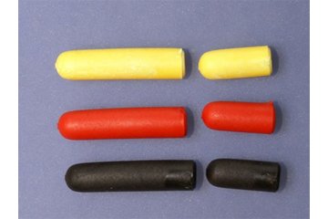 6 Stück Schalterkappen schwarz, rot, gelb