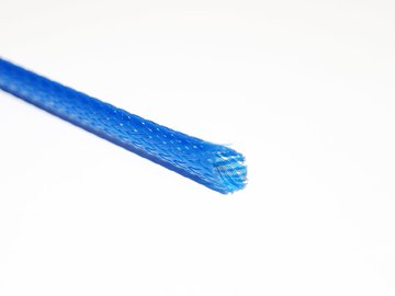 Kabelschlauch geflochten Blau 8mm (1 Meter)