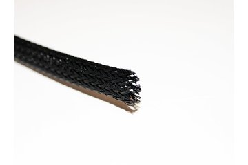 Kabelschlauch geflochten Schwarz 8mm (1 Meter)