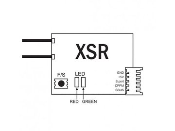 FrSky XSR Empfnger 2.4GHz 16 Kanal S-BUS / CPPM