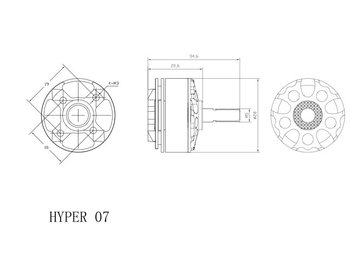 Xnova 2207-2000KV HYPER FPV Motor (1 Stck)
