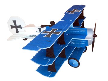 Crack Fokker Dr.1 Triplane EPP Dreidecker 890mm