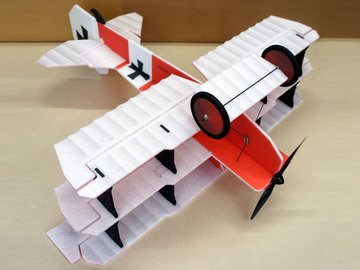 Lil Fokker Dr.1 Triplane Red Baron EPP Dreidecker 890mm